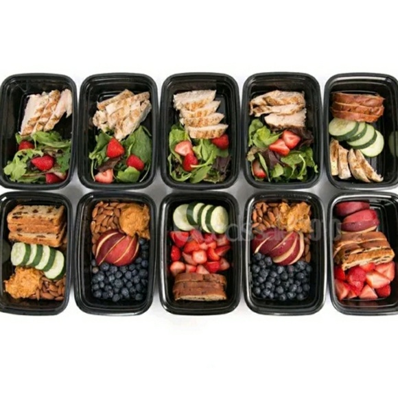 50 Piece Meal Pre Containers  25 lids 25 container - Picture 2 of 6